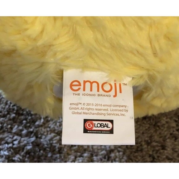 Yellow Emoji Bank ~ Heart Eyes Soft Plush Bank - Piggybank - Picture 6 of 9